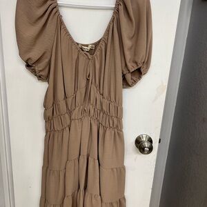 Above knee length dress